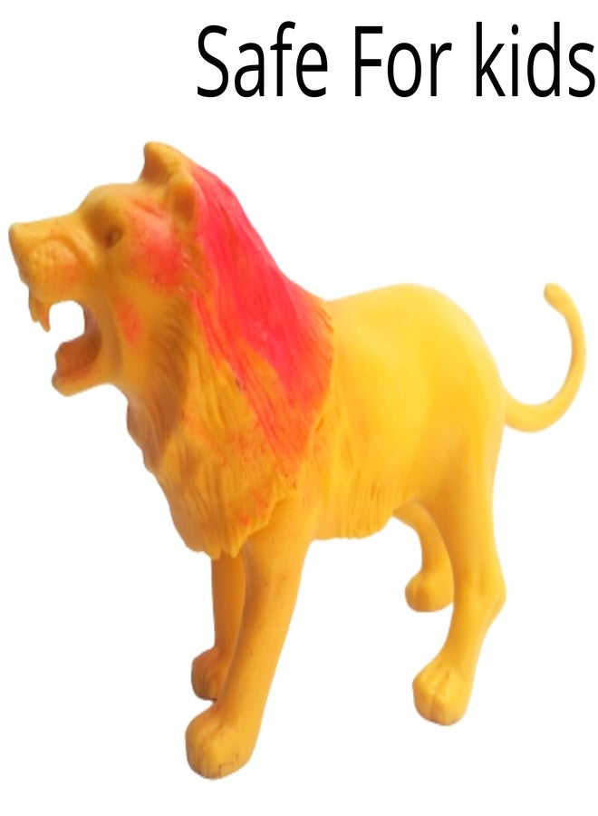 Mallexo مجموعة حيوانات سفاري من ماليكسو - 6 قطع من ألعاب حيوانات الحياة البرية متعددة الألوان للأطفال (مجموعة حيوانات الغابة المختلفة) - Image 4